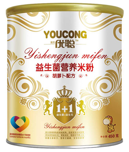 優聰胡蘿卜益生菌米粉