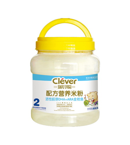 瑞貝聰活性胚芽DHA+ARA金槍魚營養米粉2段