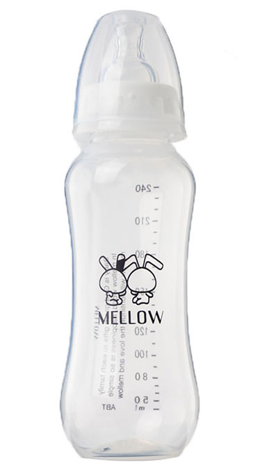 美啦美啦白色嬰幼奶瓶