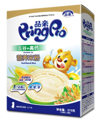 品親五谷高鈣營養米粉