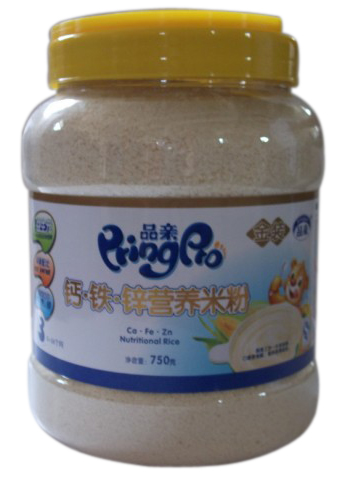 品親鈣鐵鋅營養米粉