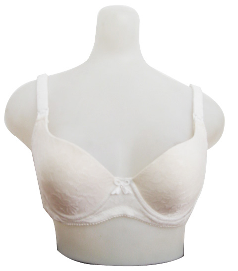 婷峰白色超柔模碗文胸