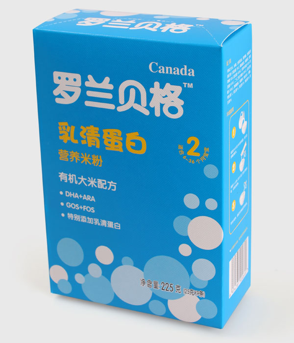 羅蘭貝格盒裝乳清蛋白有機大米配方米粉