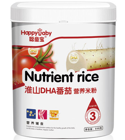 聰童寶淮山DHA蕃茄營養米粉3段