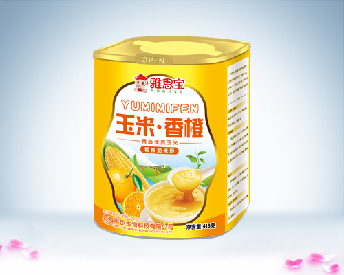 雅思寶玉米香橙粗糧奶米粉