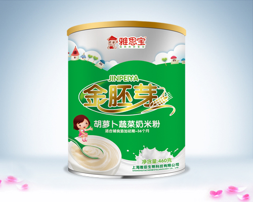 雅思寶金胚芽胡蘿卜蔬菜奶米粉