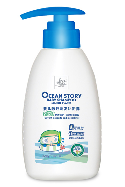 ok仔嬰兒防蚊洗發(fā)沐浴露