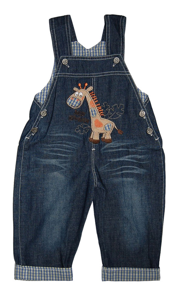 嬰比迪牛仔長頸鹿背帶褲