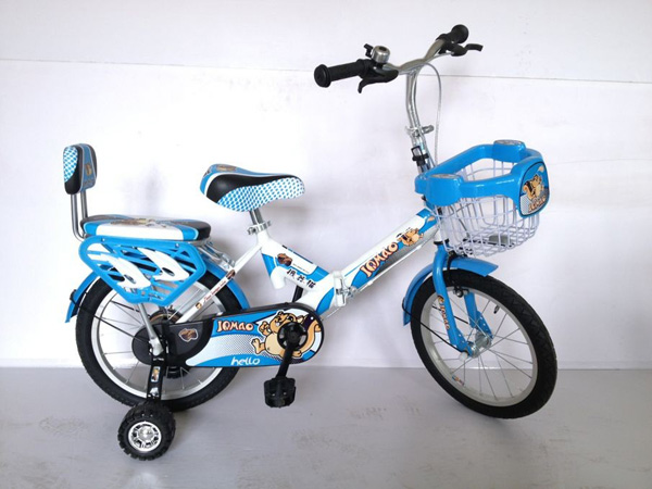 機器貓機器貓卡宴折疊16#藍自行車