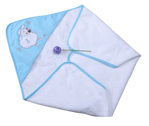 母之戀羊Baby嬰兒頭包被+洗澡手套
