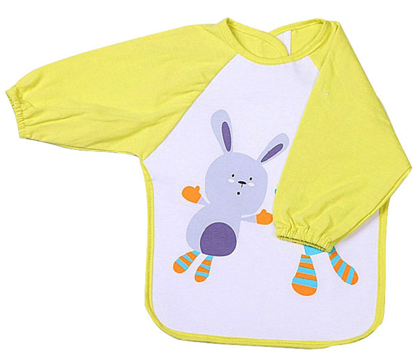 母之戀貓兔Baby帶袖防水圍嘴