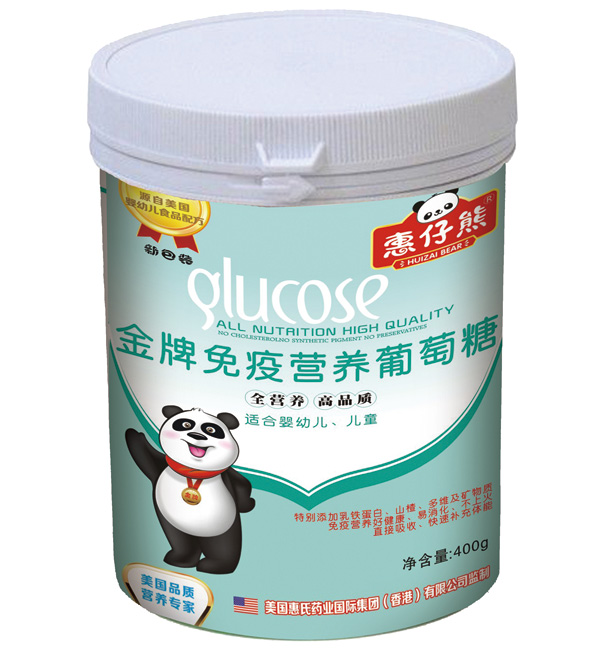 惠仔熊金牌免疫營養葡萄糖400克