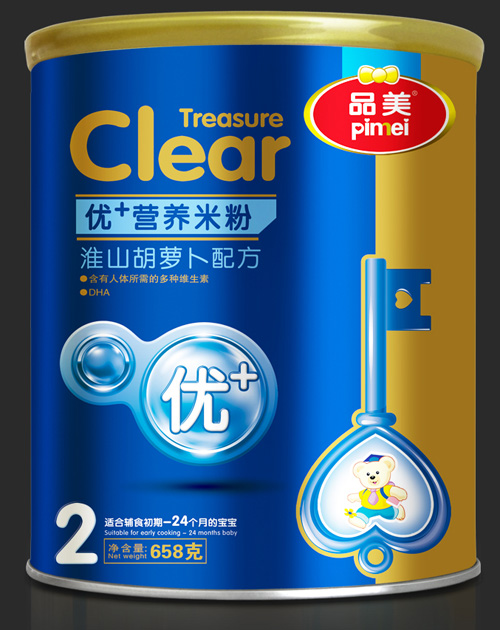 品美優+營養淮山胡蘿卜配方米粉2段