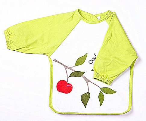 蝸牛Baby帶袖圍嘴口水巾