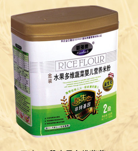 新多樂水果多維蔬菜嬰兒營養米粉2段