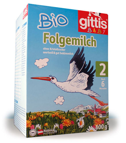 吉特士有機較大嬰兒配方奶粉