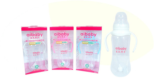 愛兒得樂240ml標(biāo)口PPSzui新材料自動奶瓶