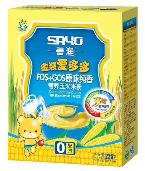 善漁金裝愛多多原味純香營養玉米米粉