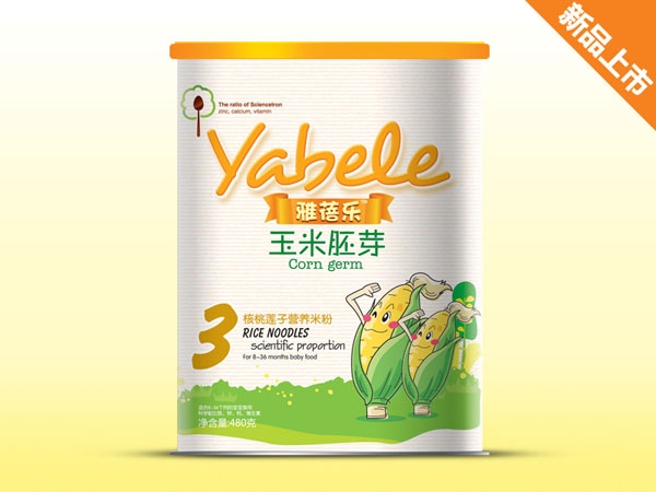 雅蓓樂玉米胚芽核桃蓮子營養米粉