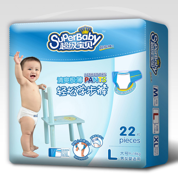 超級寶貝清爽極薄學(xué)步褲L22