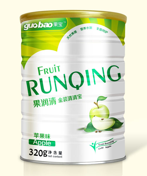 果寶果潤(rùn)清金裝清清寶蘋(píng)果味罐