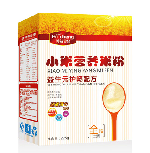 博誠益生元護暢配方小米營養米粉全段