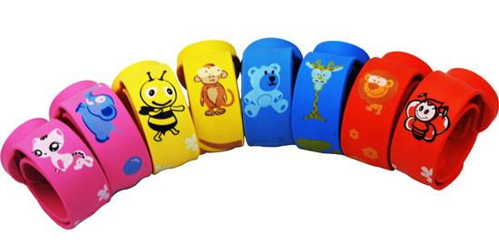 BUGOUT笑臉啪啪圈驅蚊手環