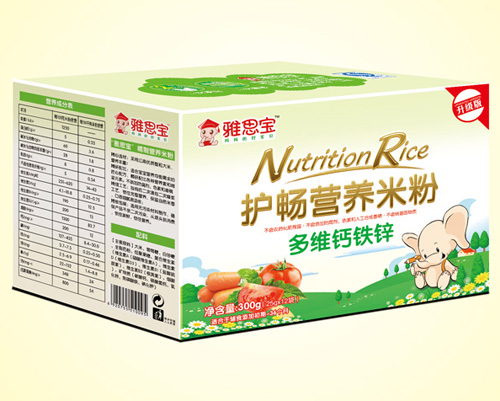 雅思寶護暢多維鈣鐵鋅營養米粉