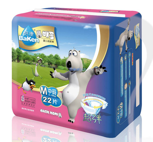 貝肯熊超彈嬰兒紙尿褲M碼(小包裝)