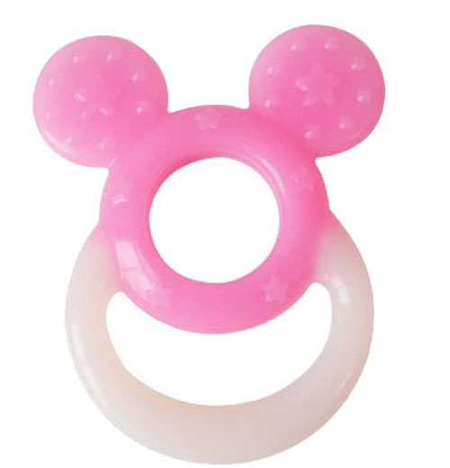 好可愛(ài)兔子全硅膠磨牙器