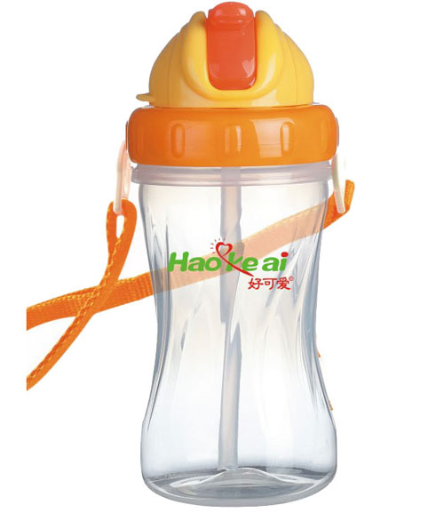 好可愛葫蘆形兒童吊帶水壺