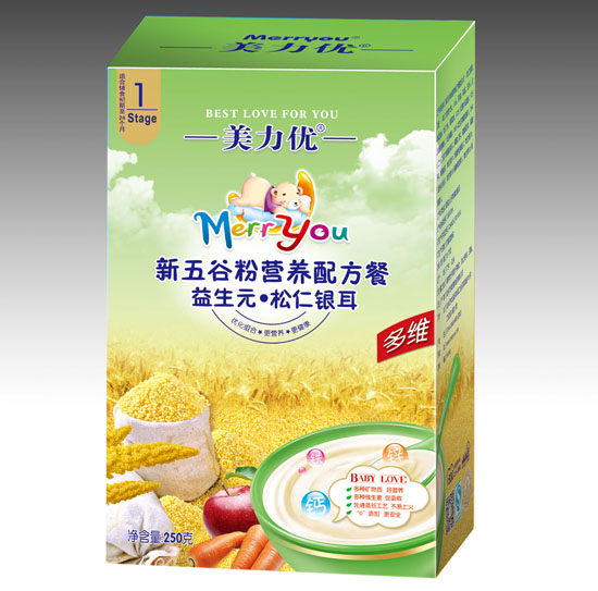美力優益生元松仁銀耳新五谷營養配方餐