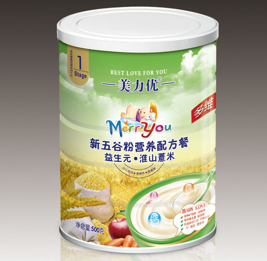 美力優益生元淮山薏米新五谷營養配方餐