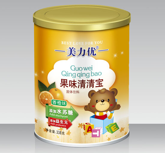 美力優果味清清寶香橙味