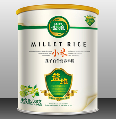 世雅小米蓮子百合營養(yǎng)米粉