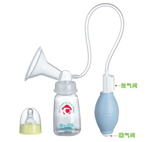 安心貝比手動(dòng)式帶管吸奶器