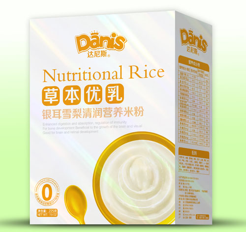 達尼斯草本優乳銀耳雪梨清潤米粉盒裝0段