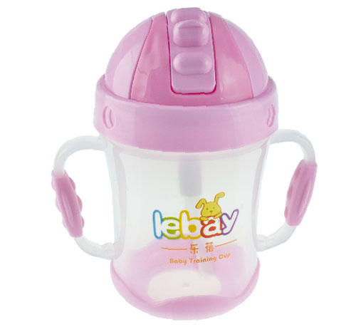 樂蓓嬰幼兒學飲杯6928粉紅色