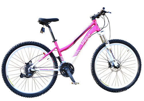 USEE優適天使鋁合金26寸自行車媽媽款兩色可選