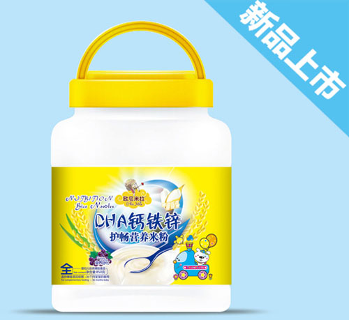 歐貝米拉DHA鈣鐵鋅營養米粉