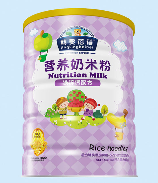 精靈蓓蓓鐵鋅鈣配方營養奶米粉