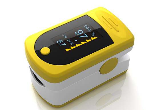 EASYGO指夾式脈搏血氧儀黃色