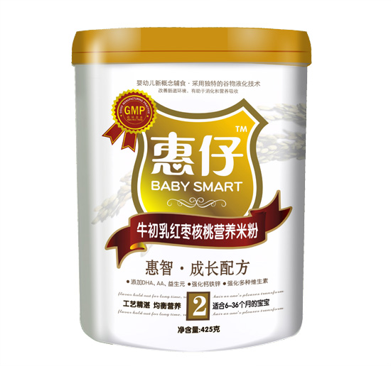 惠仔牛初乳紅棗核桃營養米粉