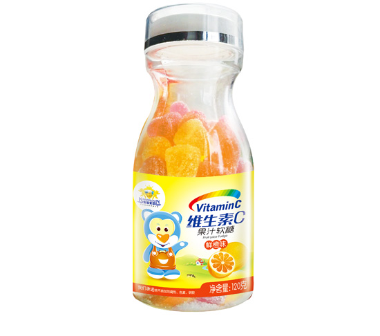 金盾愛嬰維生素C果汁鮮橙味軟糖