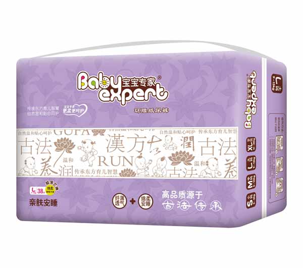 寶寶專家親膚安睡環腰紙尿褲L38