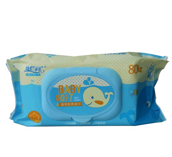 燦爛季節超柔嬰兒濕巾80片