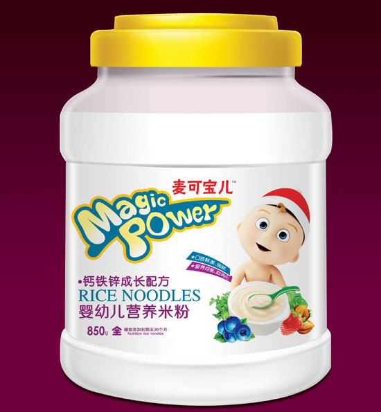 麥可寶兒鈣鐵鋅硒成長嬰幼兒營養米粉