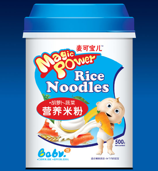 麥可寶兒胡蘿卜蔬菜營養配方米粉