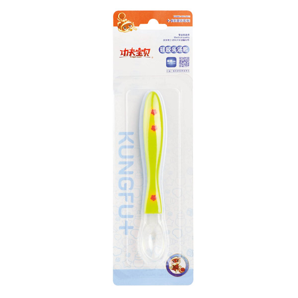 功夫寶貝硅膠頭湯匙