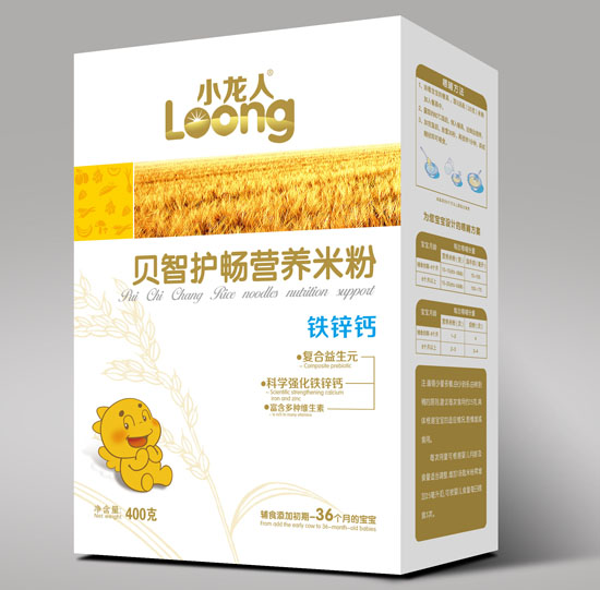 小龍人鐵鋅鈣貝智護(hù)暢營(yíng)養(yǎng)米粉盒裝